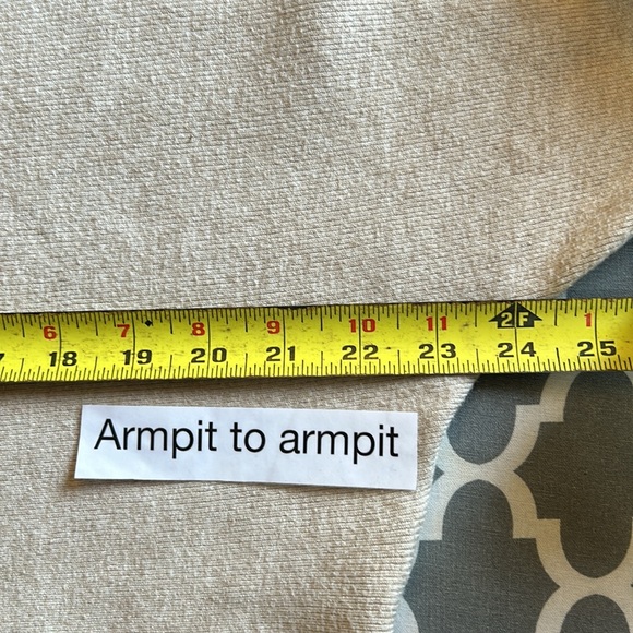 Vila Milano Neutral Tan Boat Neck Rib Knit Dolman Sleeve Sweater szL - Picture 8 of 10